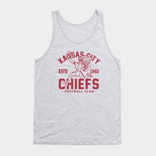 Kansas City Chiefs Retro 1 by Buck Tee Tank Top